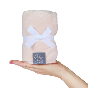 Only Curls Microfibre Hair Towel Pink